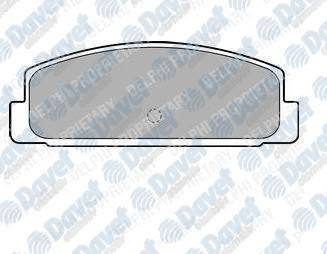 DELPHI LP1766 Fren Balatasi Arka-(Mazda-6 03>10/626 98>02 )  ####